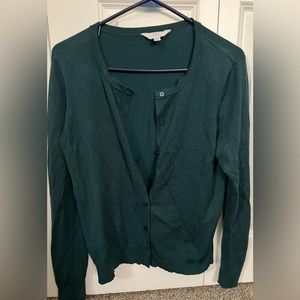 Dark green woman’s cardigan
